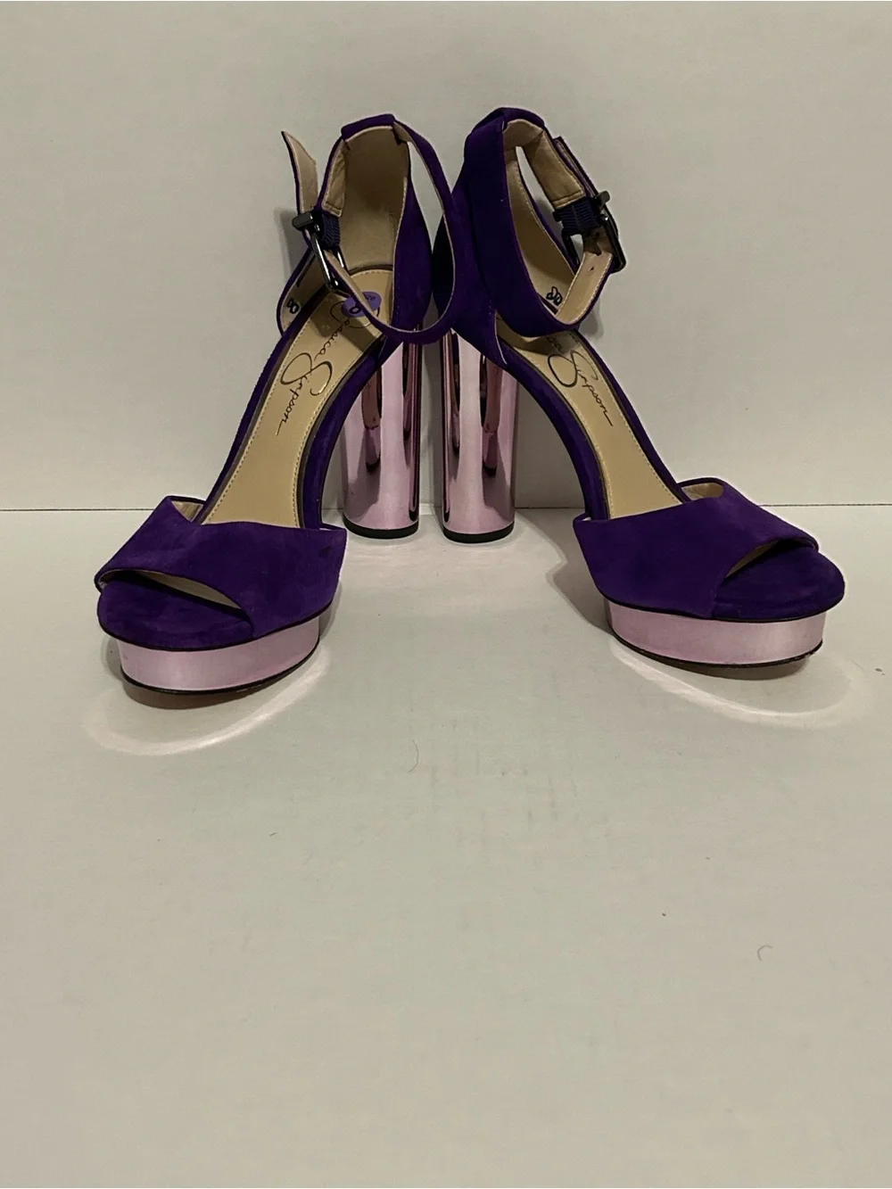 Jessica Simpson Violet Suede Ankle-Strap Platform Sandal